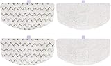 iSingo 4 Pack Steam Mop Pads Compatible Bissell PowerFresh 1806 1940 1544 1440 2075A Series, Replacement Part Model #5938#203-2633