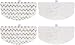 iSingo 4 Pack Steam Mop Pads Compatible Bissell PowerFresh 1806 1940 1544 1440 2075A Series, Replacement Part Model #5938#203-2633