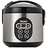 Aroma Housewares ARC-914SBD 8-Cup (Cooked) Digital Cool-Touch Rice Cooker and Food Steamer with Stainless Steel Exterior, Silver