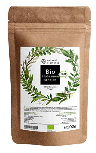 Bio-Flohsamenschalen-Premium-Qualitaet-Laborgeprueft-99-Reinheit-zertifiziert-Bio-Vegan-Low-Carb-Ballaststoffreich-Glutenfrei-Ohne-Zusaetze-Nachhaltig-angebaut-500g-Beutel Bio-Flohsamenschalen-Premium-Qualitaet-Laborgeprueft-99-Reinheit-zertifiziert-Bio-Vegan-Low-Carb-Ballaststoffreich-Glutenfrei-Ohne-Zusaetze-Nachhaltig-angebaut-500g-Beutel