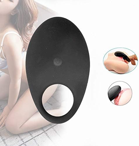 Sessowj Man Ring Men Soft VĒbrador Rings for Couples Toy Waterproof Rechargeable 10 Modes