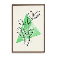 Framed Canvas Wall Art Modern Geometric Pattern Canvas Prints Home Artwork Decoration for Living Room,Bedroom - 16x24 inches