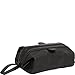 AmeriLeather Top-Zip Leather Toiletry Bag (Black)