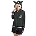 Danganronpa 2 Dangan-Ronpa Chiaki Nanami Cosplay Hooded Coat Zipper 100% cotton Hoodie Jacket (L)