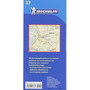 Michelin Map Berlin #33 (Maps/City (Michelin))