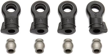 Associated Equipment AE7237 - shock rod ends and balls, function model building and accessories, 16 mm