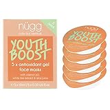 ngg Anti Aging Mask for Youthful Skin with Vitamin B3 and White Tea Extract; 97% Natural/Naturally Derived; 5 Pack of Single Use Face Mask Pods