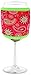 Joe Jacket Wine Glass Insulator, Neoprene Sleeve Drink Holder - Pink Paisley (many colors avail.)