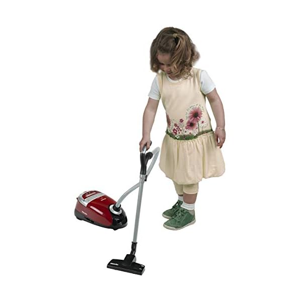 Theo Klein 6863 Miele Staubsauger I Batteriebetriebene Saug- und Soundfunktion I Mit An-/Ausschalter und entnehmbarem Staubbehälter I Spielzeug für Kinder ab 3 Jahren – Bild 8