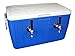 Bev Rite SS Double, 48 quart Cooler 70' Coil Faucet Jockey Box (2 Lines), Blue or Red