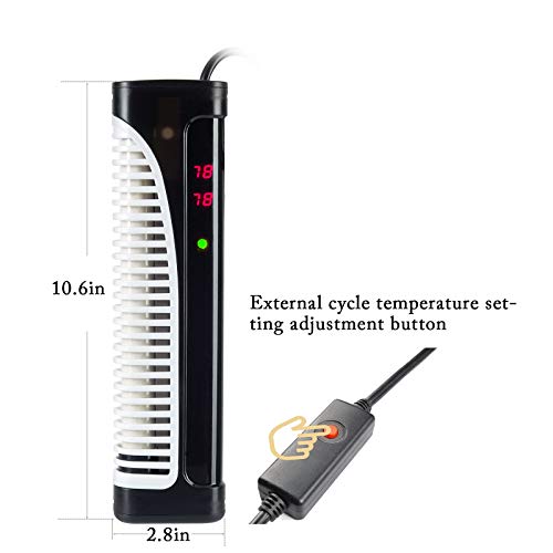 HITOP 500W Large Fish Tank Heater, Submersible Aquarium Heater with