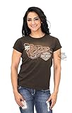 Harley-Davidson Womens Texas Sweetheart 1903 B&S Brown Shirt - MD
