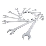 Sunex 9914A 14 Piece Angle Head SAE Wrench Set (FULL POLISH) CRV