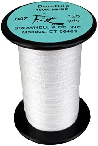 Brownell Dura Grip Serving Bow String, 125 yd, White