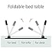 Hossejoy Foldable Laptop Table, Portable Standing Bed Desk, Breakfast Serving Bed Tray, Notebook Computer Stand Reading Holder for Couch Floorthumb 2
