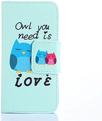 Lumia 535 Case Nokia Lumia 535 Kickstand Case,Bat King Owl And Her Family Pattern [Magnetic] Style Premium Leather Case Wallet Flip Stand [Flap Closure] Cover Case for Nokia Lumia 535