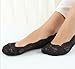 Women No Show Socks Lace Floral Low Cut Liner Socks Pack of 5