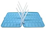 b.box Travel Drying Rack | Compact - Fits into a Diaper Bag | Color: Blueberry | Fits up to 6 Bottles | BPA-Free | Phthalates & PVC Free | Dishwasher Safe (Top Rack)