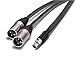 Astell&Kern PEE41 5-Pin Mini XLR to 3-Pin XLR Cable, 1.2M (Black)