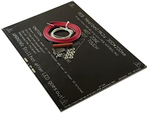 3D Printer MK3 MK2A 300x200mm Aluminum Heated Bed, Hardware, Wiring, Thermistor Kit for Prusa i3 or other RepRap Upgrade
