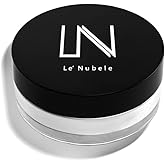 Le Nubele Azulene Face Cover Fixing Powder Translucent Setting Loose Powder for All Skin Types, Instant Blur Filter, Pore Cover, Soft-Focus Matte Finish, Korean Mini Makeup, Travel Size 3g / 0.10 oz