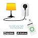 Ameky WiFi Timer Plug Remote Control Sockets Programmable Electrical Outlet Switch Smart Socket Controlled Via Android/iOS APP US Standard Smart Home Automation with 3 Modes, White