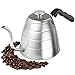 Brewello Gooseneck Kettle - Pour-Over Coffee Kettle with Built-in Thermometer and Triple-Layer Base (40-Ounce/1.2Liter) Stainless Steel Kettle for Baristas and Home Coffee Brewing Enthusiasts