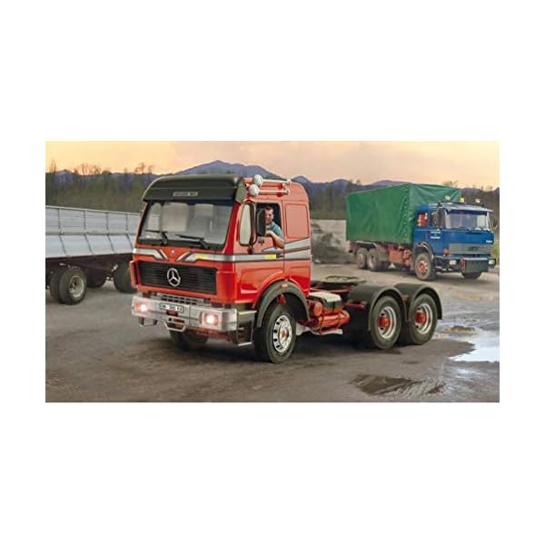 ITALERI 3943S - 1:24 Mercedes-Benz 2238 6x4 , Modellbau, Bausatz, Standmodellbau, Basteln, Hobby, Kleben, Plastikbausatz, detailgetreu, Unlackiert – Bild 8