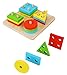 Shape Sorting Cube Block, Adv-one Creative Wooden Colour and Shape Geometric Sorting Board/Educational Toy - Stack & Sort Puzzle Toys for Age 2+ year old Boy and Girl