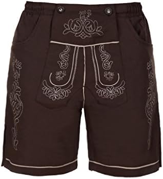 Edelnice Trachtenmode Men's Traditional Bathing Shorts in The Leather Trousers