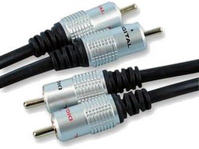 Xxion Premium 10 metre Twin RCA Phono Plugs - Twin RCA Phono Plugs Hi-fi Stereo Audio Lead / Cable. Metal Plug Shells, Gold Plated Contacts, Twin Fully Shielded High Definition Pure Crystal Oxygen Free Copper Cable.