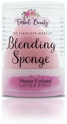 Vitamin E Infused Extra Soft Latex Free Reusable Long Lasting Makeup Blending Sponge Applicator Tool by Embel Beauty