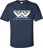 X-Large Navy Blue Adult Weyland Yutani Corporation Alien Company Science Fiction T-Shirt