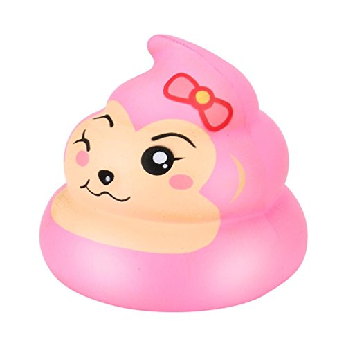 Stress Reliever Toy, KESEELY Exquisite Fun Monkey Poo Scented Squishy Charm Slow Rising Mini Toys (B)