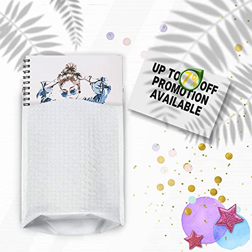 25 Pack Expandable Bubble Mailers 8.5 x 11.25 x 4 Gusseted Padded