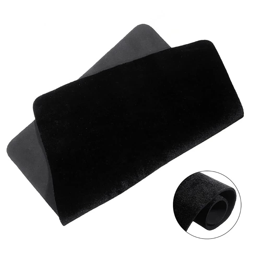 Enjoyer Performance Close-Up Pad Magic Poker Card Mat Magician Mat Pad Coin Magic Gimmicks Accessories,16" ×11-3/4" (Black)
