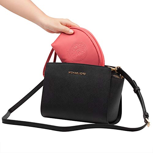 EN'DA Small Makeup Bags for Purse Travel Makeup Pouch Mini Cute Cosmetic Bag for Women Girls (Watermelon red) 6 EN'DA Small Makeup Bags for Purse Travel Makeup Pouch Mini Cute Cosmetic Bag for Women Girls (Watermelon red)