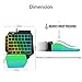 Wired Gaming Keyboard, EEEKit One Handed RGB LED Backlit Mini Game Keyboard for Windows XP/Windows Vista/Windows 7/Windows 8/Windows10, USB Wired Game 35 Key Accessorythumb 3