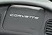 Corvette Passenger Air Bag Lettering : 1997-2004 C5 & Z06 (Silver Metallic)
