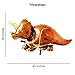 Set of 4 dinosaur balloons - Triceratops t-rex raptor allosaurus - Inflatable party supplies and decorations for kids