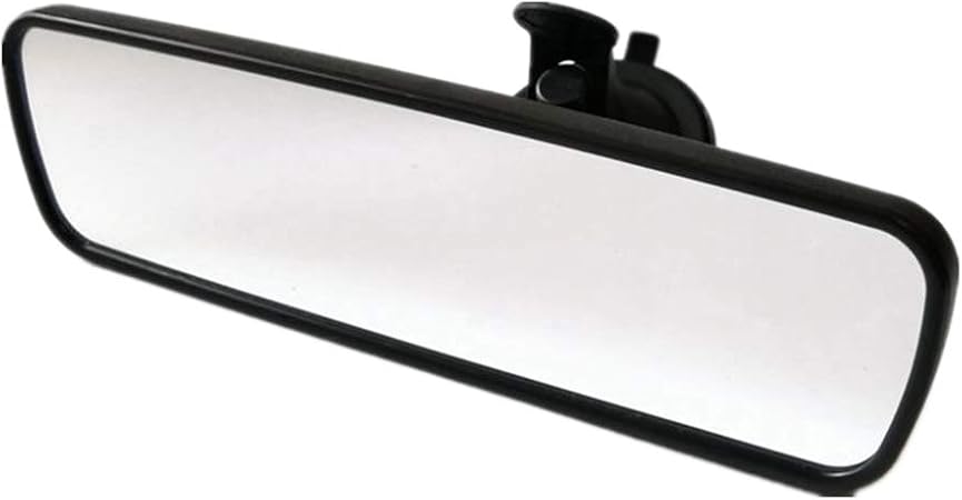 Amazon 車 ルームミラー 角度自由調整 吸盤 直径6 8cm バックミラー 補助ミラー ぶら下げ重量4 4kg ホワイトミラー 助手席ミラー ブラック ルームミラー 車 バイク