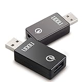 Quick charge 2.0 USB Adapter, Converts USB2.0 Type-A Male input to USB Quick charge 2.0 Type-A Female, Works for Samsung S7/S6/Edge, Note 4/5 and More, 2-Pack