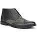 alpine swiss Geneva Men's Ankle Boots Brogue Wing Tip Dress Shoes Gray 11 M US