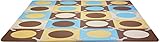 Skip Hop Baby Infant & Toddler Playmat with Interlocking Foam Floor Tiles, Blue / Gold