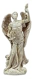 Ebros Ivory Finish Saint Uriel The Archangel Statue 5