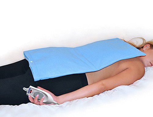 King Size Heating Pad with Ultra Heat Technology and Moist/Dry Heat Electric Arthritis Heating Pad, Royal Blue || Cramps, Back, Neck, Shoulder, Waist - reliever