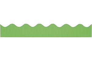 Bordette Scalloped Decorative Border P37124, 2-1/4" x 50', Nile Green, 1 Roll