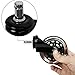 CUSFULL Premium Office Chair Caster Wheels Replacement Standard Size Heavy Duty & Safe for Any Floor(Set of 5) (Black)