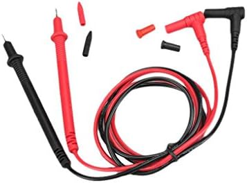 Topker us 1 Pair 1000V 10A Universal Digital Multimeter Probe Test Leads Pin for Needle Tip Multi Meter Tester Lead Probe Wire Pen Cable