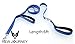 ROPPYAR Retractable Hands Free Dog Leash with Dual Bungees for Dogs, Adjustable Waist Belt, Reflective Stitching Leash for Running Walking Hiking Jogging Biking (Blue)